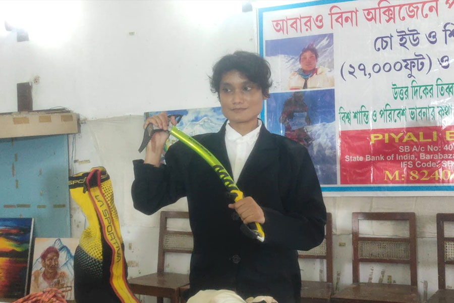 Piyali Basak is going on another mountaineering expedition