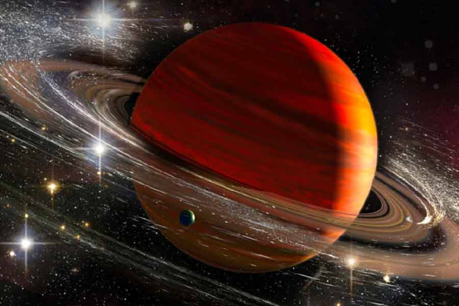 Saturns rings has disappear from view