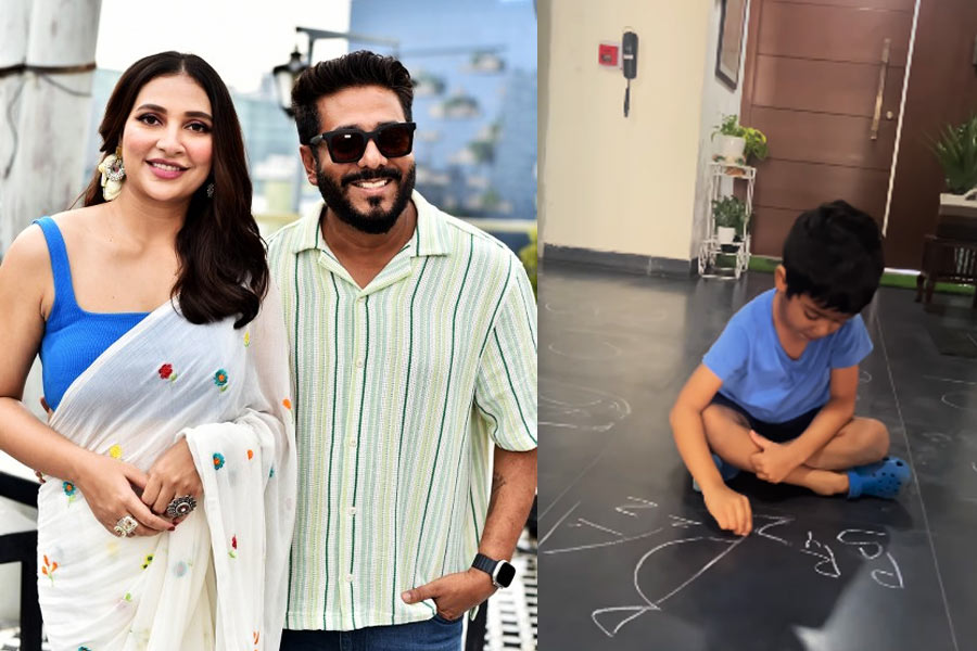 Raj Chakraborty shares Yuvaan's Sunday Fun day video, Subhashree reacts