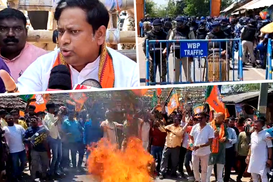 সুকান্তকে বাধা ইংরেজ বাজারে, পুলিশের ভূমিকায় ক্ষোভ বিজেপির রাজ্য সভাপতির