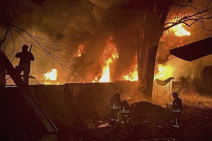 Russia's drone attacks kill 7 in Ukraine as truce talks underway in Saudi Arabia