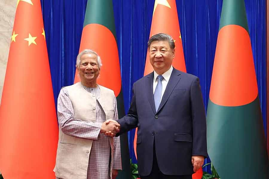 Yunus signs 8 MoUs in meeting with china president
