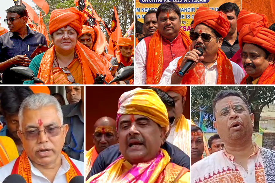 রাজনীতির রাম-নাম! জেলায় জেলায় উদযাপনে শুভেন্দু-দিলীপরা