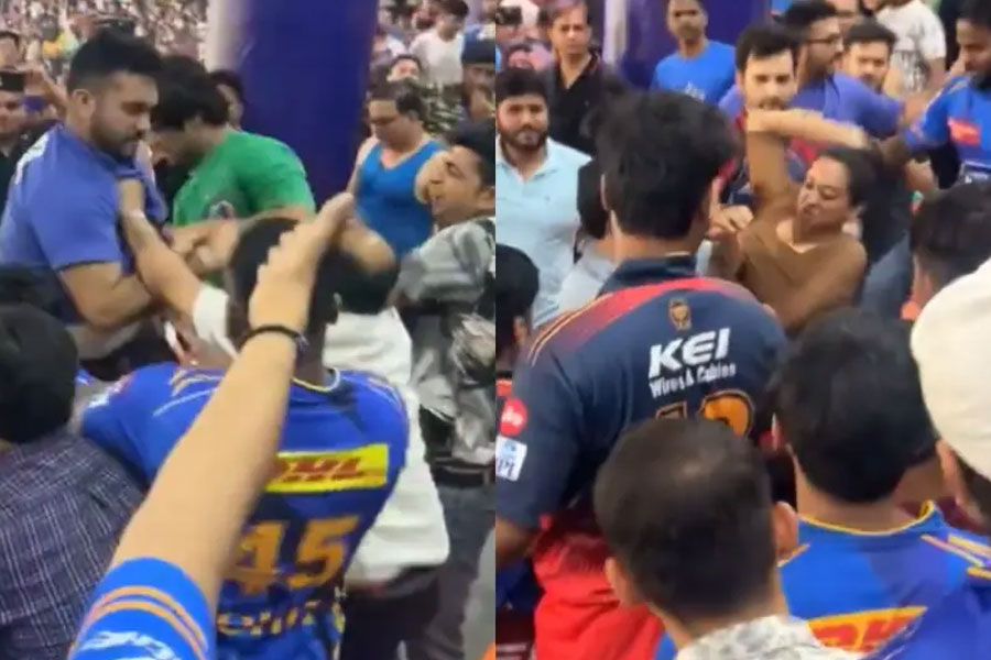 IPL 2025: Violent clash breaks out among fans at Delhi's Arun Jaitley Stadium during DC vs MI match