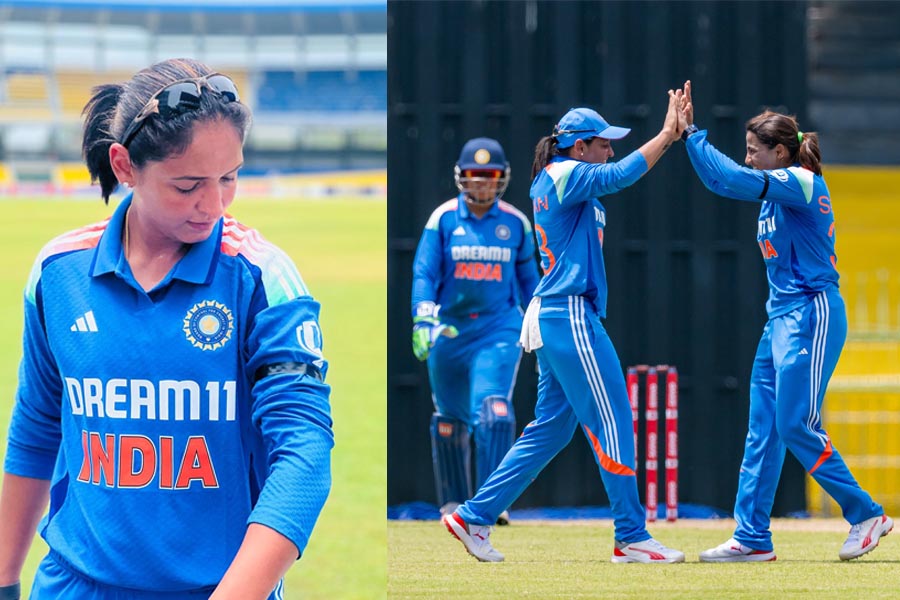 Indian women's cricket team wears black armbands on field to pay tribute to pahalgam attack victims