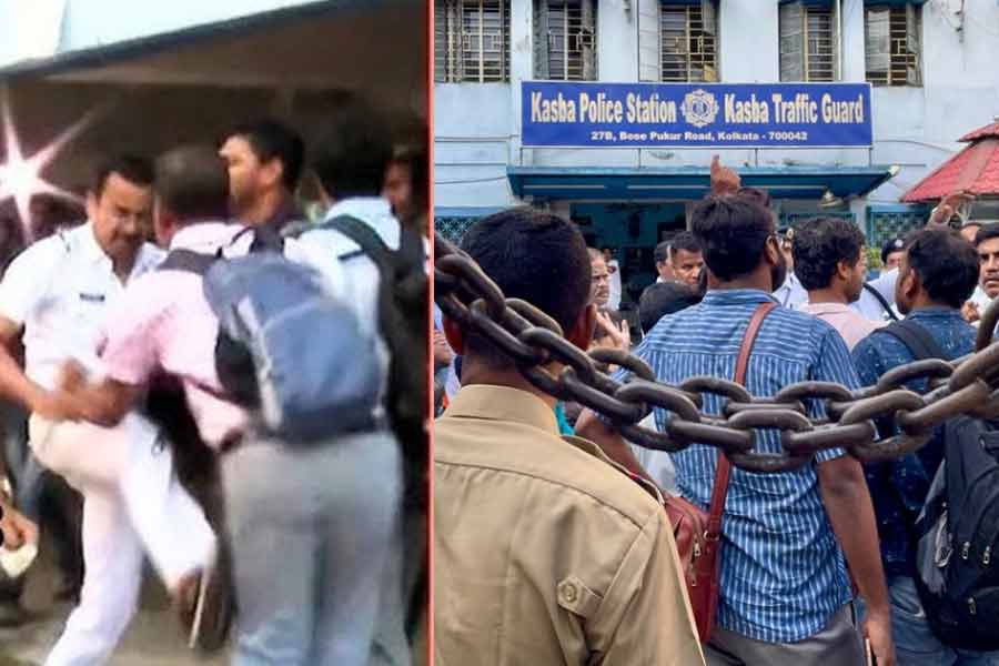 SI Riton Das is investigation officer of Kasba DI office chaos case, controversy started