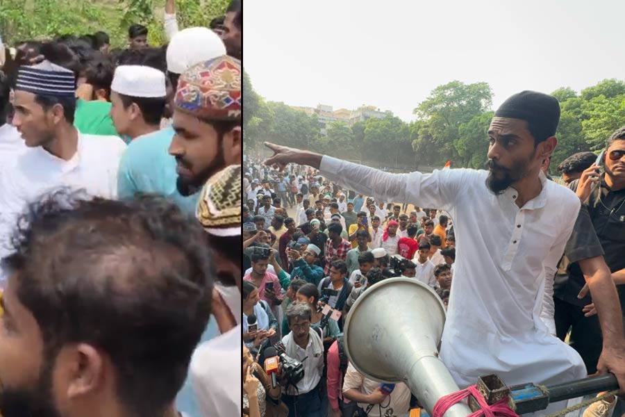 ISF continues protest despite Nawasad Siddiqui's peace messege over waqf row