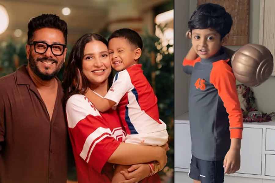 Tollywood actress Subhasree Ganguly shares a new video of her son