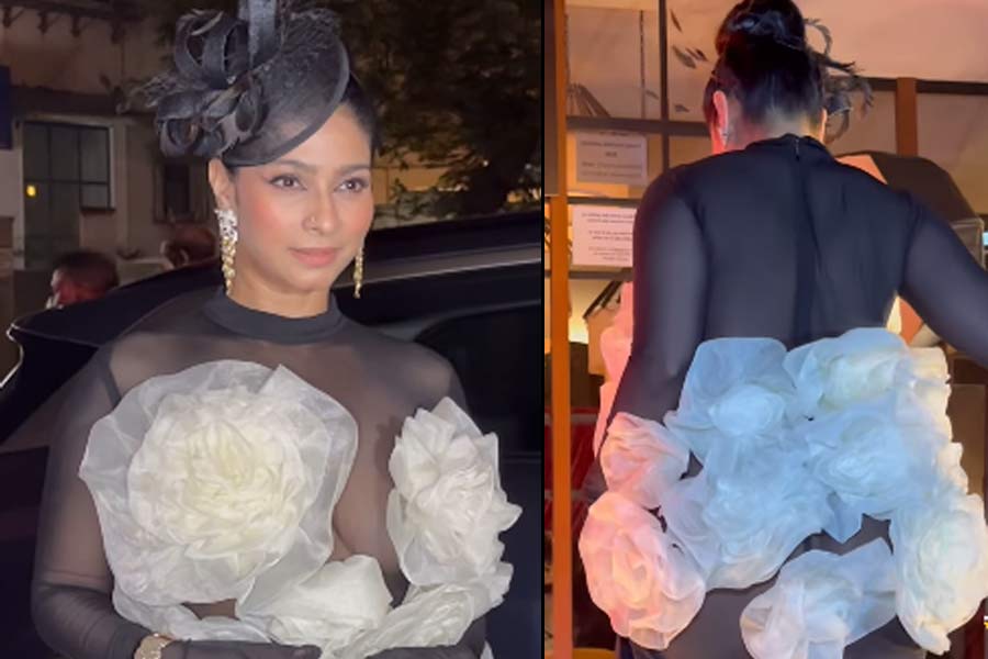 Tanisha Mukerji trolled for her dress