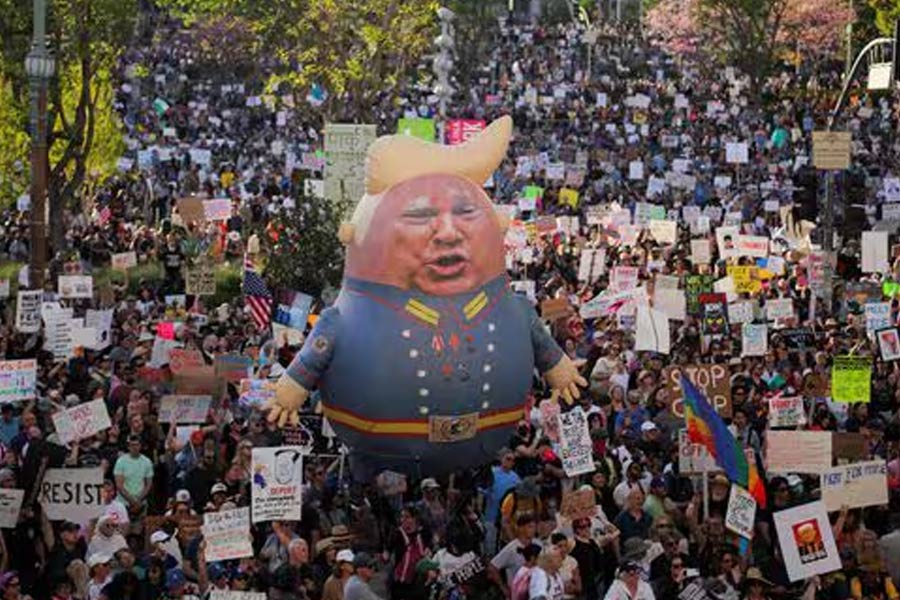 Thousands protested Donald Trump policies across US