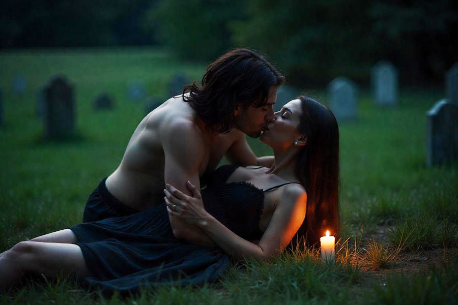 Couple Caught Having Physical Intimacy On Historic Cemetery Grave