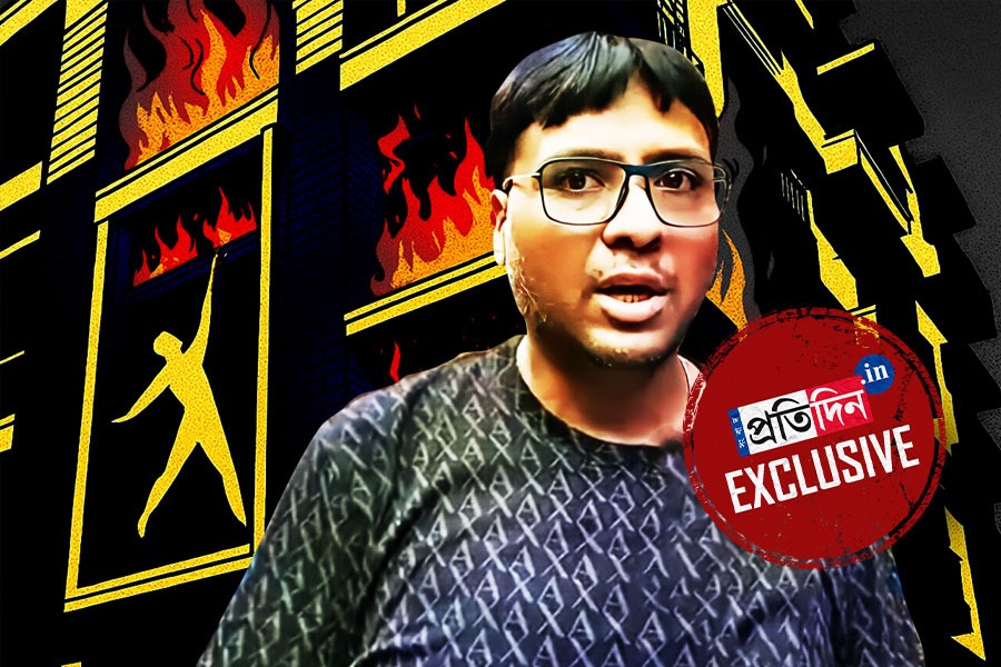 কার্নিশে ঝুলতে ঝুলতে বাঁচা! ভয়ংকর অভিজ্ঞতায় প্রত্যক্ষদর্শী, কী বলছেন তিনি?