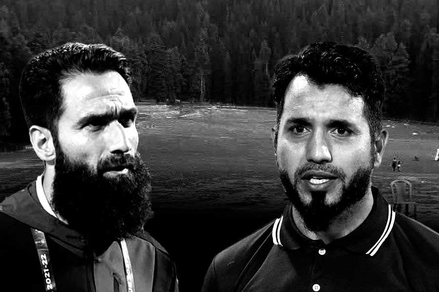 Ishfaq Ahmed and Mehrajuddin Wadoo protested on Pahalgam Terror Attack