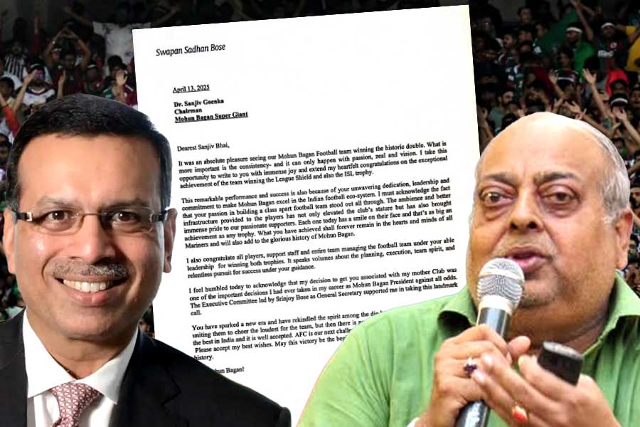 Mohun Bagan President Tutu Bose sends heartfelt letter to Sanjiv Goenka after ISL Cup win