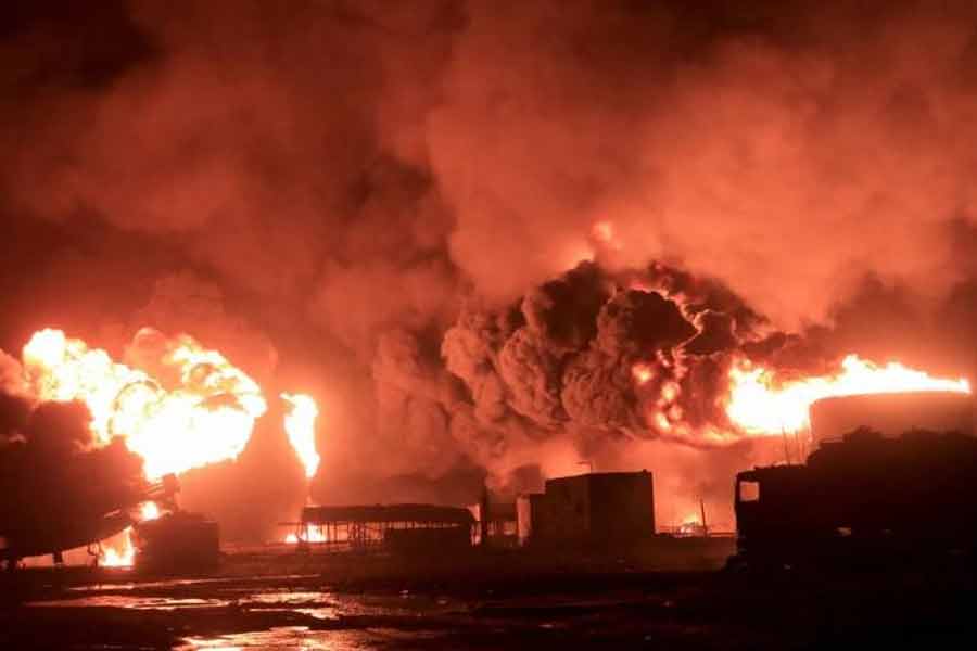 US airstrikes targeting Yemen oil port killed 38 people