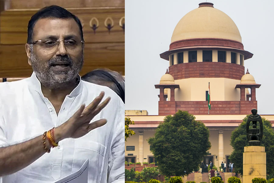 Criminal contempt action sought against BJP MP Nishikant Dubey for remarks on Supreme Court