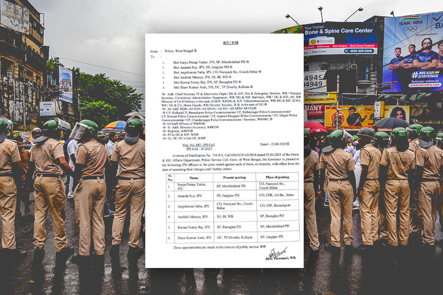 SP of Jangipur and Murshidabad police districts transferred