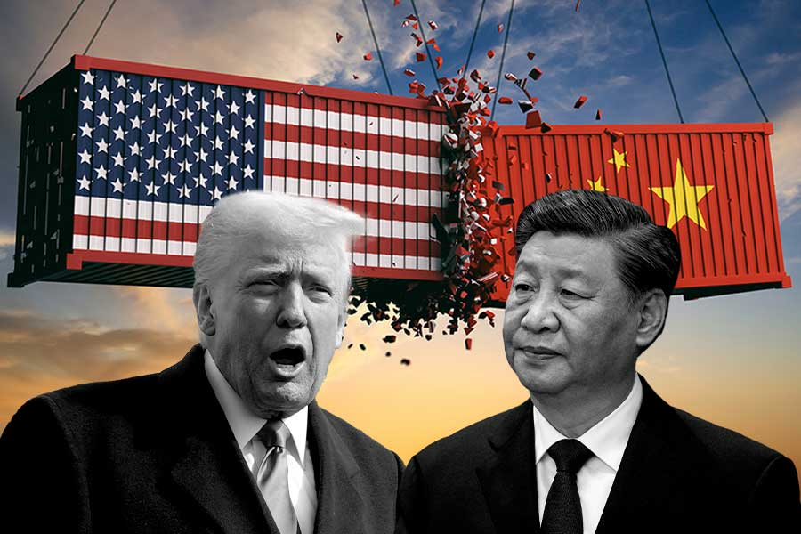 Day after Trump’s tariff order, China hits back with tariffs