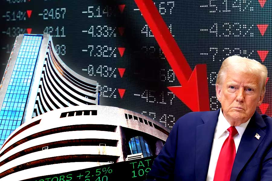 Sensex Nosedives 1,200 Points As Trump Tariffs Shake Markets