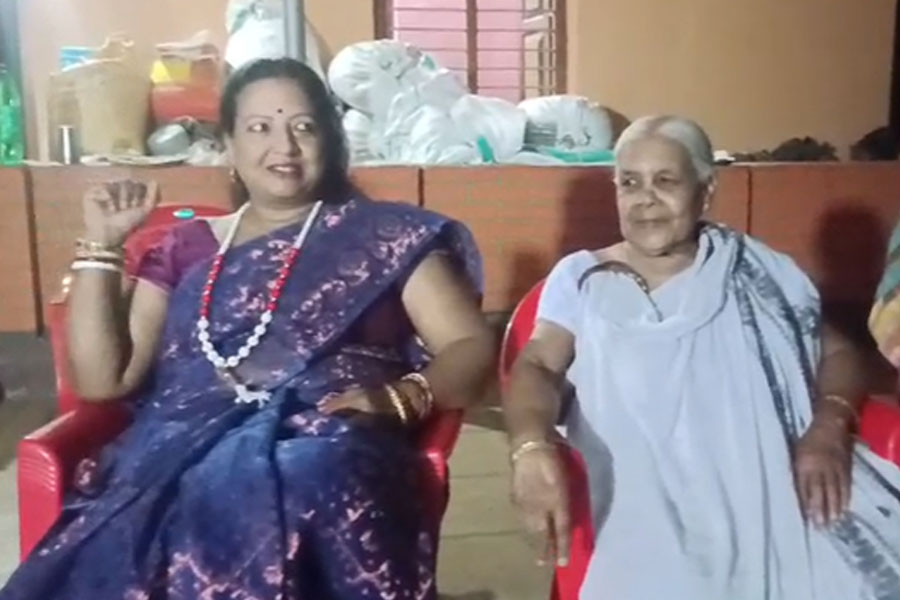 Dilip Ghosh visits jhargram with wife