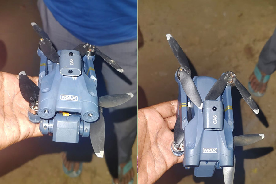 Mysterious drones recovered in Murshidabad
