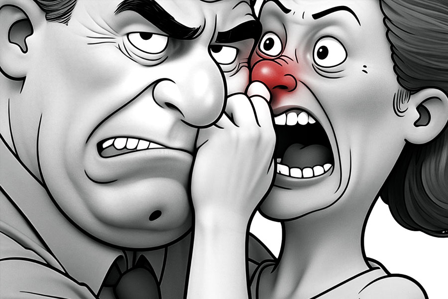 Offbeat News: Husband allegedly arrested for biting wife's nose to harm beauty at Santipur