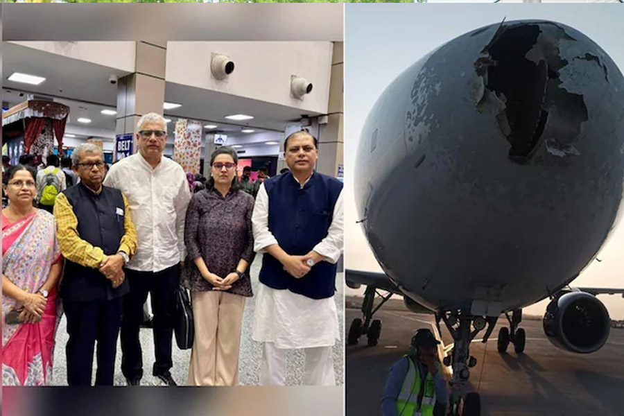 Trinamool MPs' Team On IndiGo Plane Caught In Storm