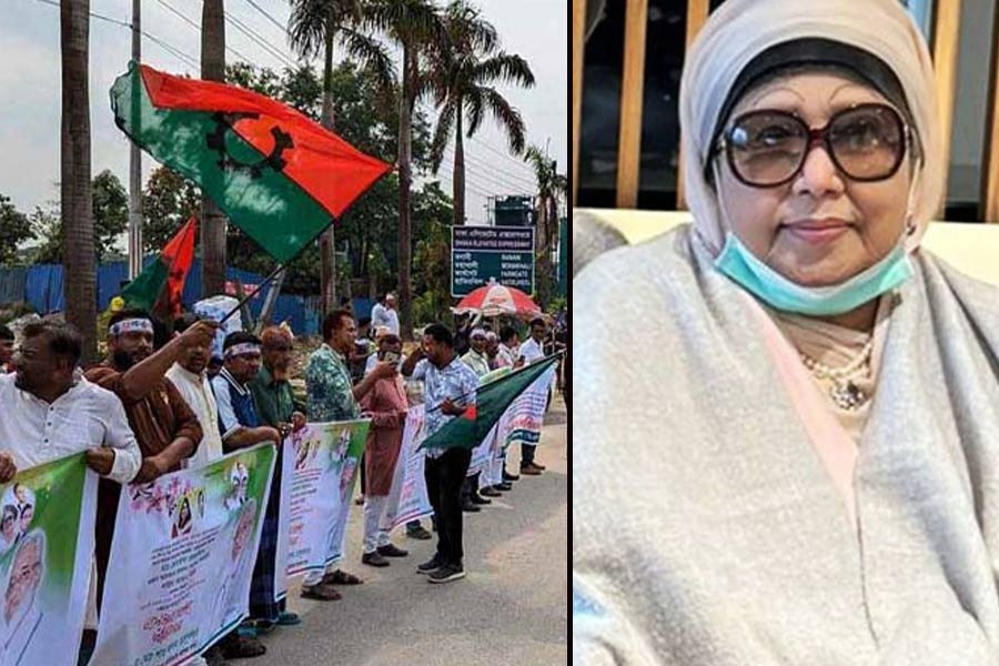 Khaleda Zia returns Dhaka from London after four months, BNP's grand reception at airport