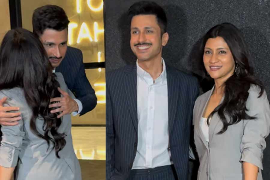 Amol Parashar's first public appearance with rumoured lady love Konkana Sensharma