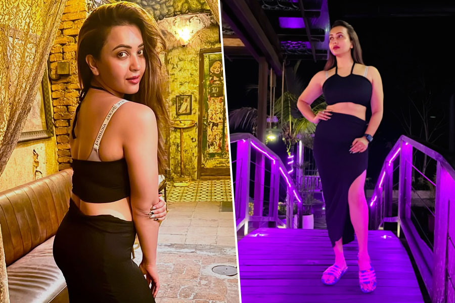 কৌশানীর ‘ভ্যাকেশন গোল’, বোল্ড আউটফিটে অভিনেত্রী যেন ব্ল্যাক বিউটি