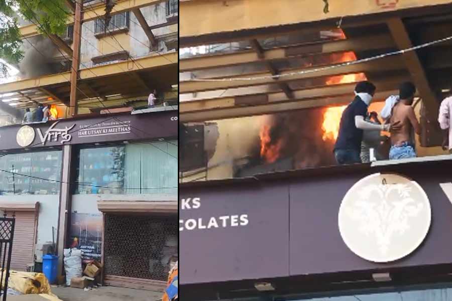Massive fire breaks out in Lake Town's film studio