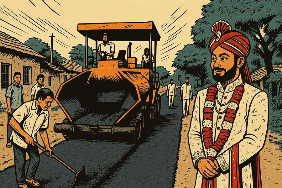Maharashtra groom skips lavish wedding, builds road for villagers and plants fruit trees