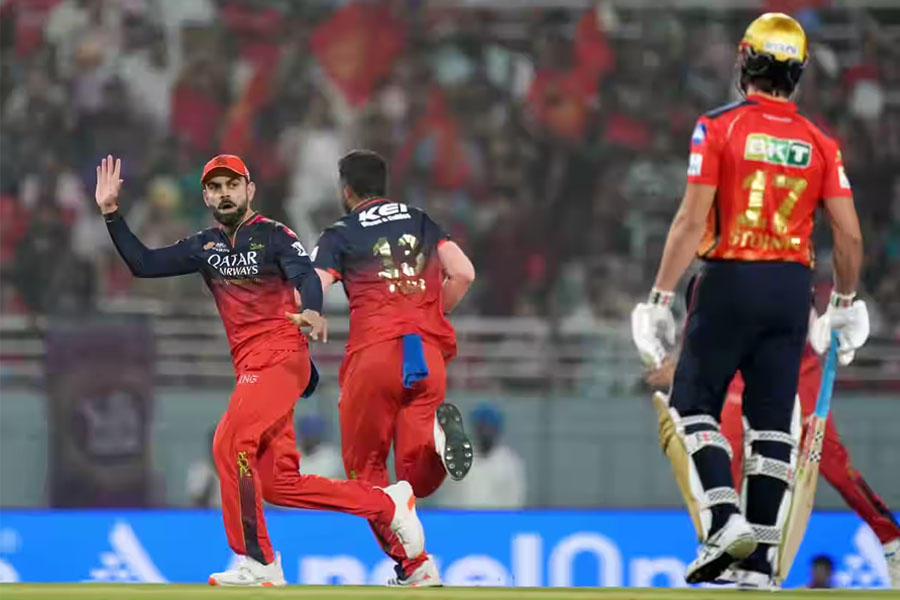বেঙ্গালুরুর দাপুটে বোলিংয়ে অসহায় পাঞ্জাব, বিরাটদের সামনে ফাইনালের হাতছানি