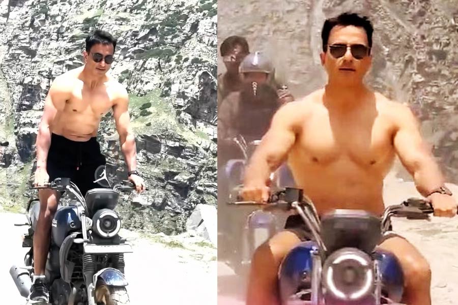 খালি গা, হেলমেটের বালাই নেই! হিমাচলে ‘অ্যাডভেঞ্চার’ করতে গিয়ে পুলিশি গেরোয় সোনু সুদ