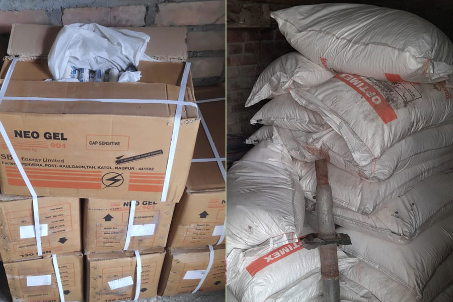 Huge explosives recovered in Nalhati during police operation