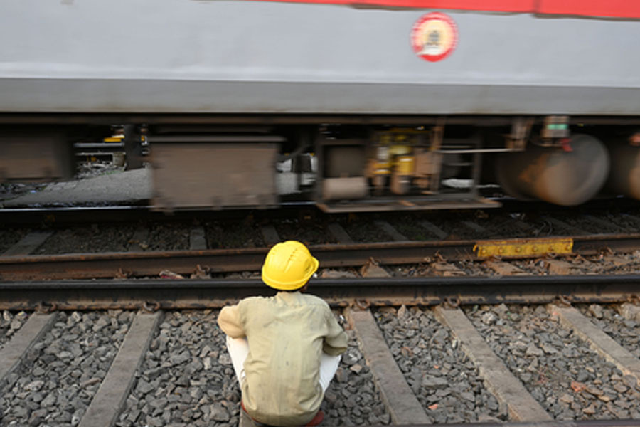 An attempt to derail two trains in Uttar Pradesh