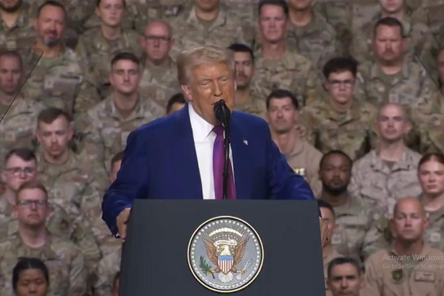'We talked to them about trade', claims US president Donald Trump