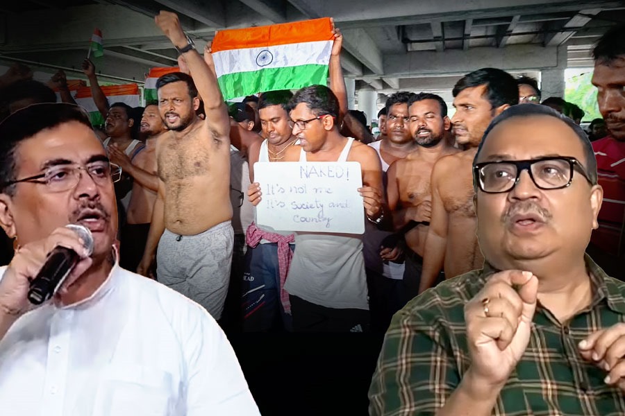 ফের বিক্ষোভের ডাক চাকরিহারাদের, আন্দোলনে কী বলছেন কুণাল-শুভেন্দু?
