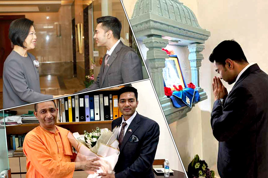 সিঙ্গাপুরে INA মেমোরিয়াল পরিদর্শন, রামকৃষ্ণ মিশনে শ্রদ্ধাজ্ঞাপন অভিষেকের