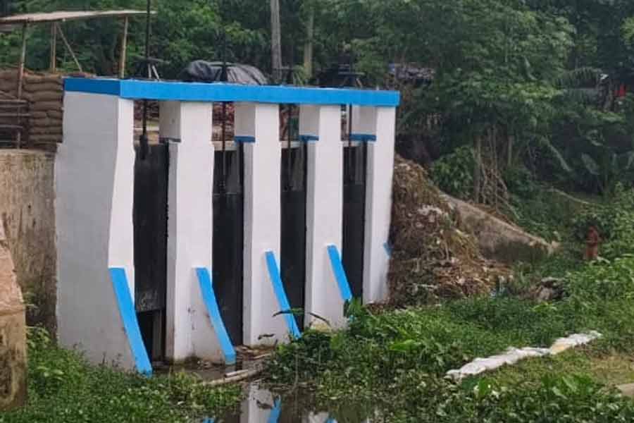 ফি বছর ভাসে ৭০০ বিঘা চাষের জমি, বাংলাদেশের জল আটকাতে সুইস গেট তৈরি বাগদায়