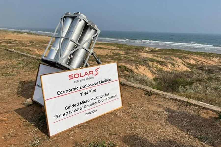 India successfully tests homegrown ‘Bhargavastra’ counter-swarm drone system