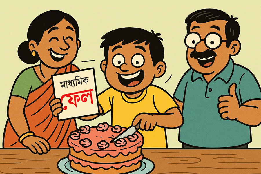 Parents Celebrate Son Who Failed His Class 10 Exam In Karnataka