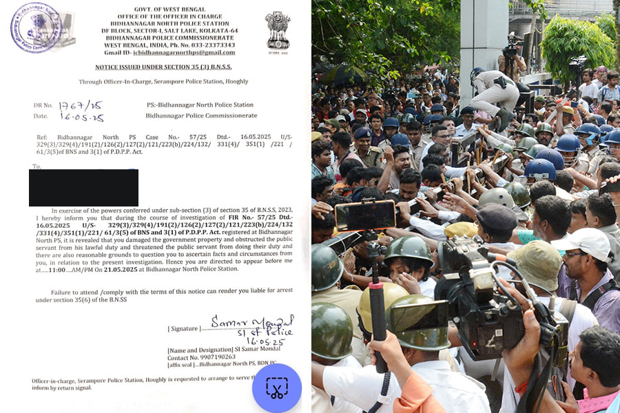 Bidhannagar Police summons sacked SSC candidates for destroying Govt. property