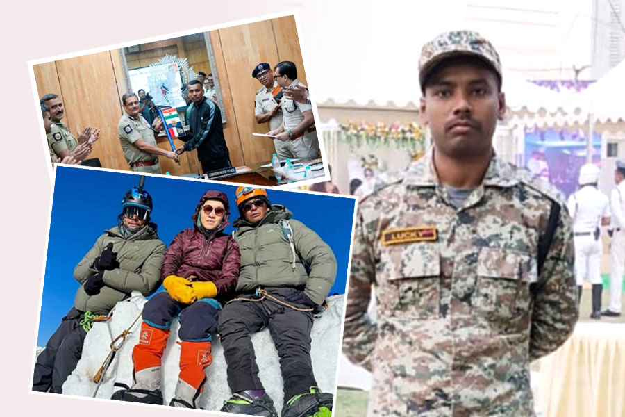 Constable Laxmikant Mondal conquers Mount Everest, congratulations from Kolkata Police