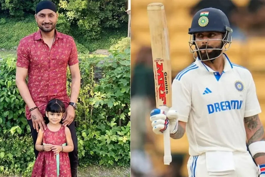 অবসরের পরই বিরাটকে বিশেষ বার্তা হরভজনের ছোট্ট মেয়ের, উত্তরে কোহলি জানান…