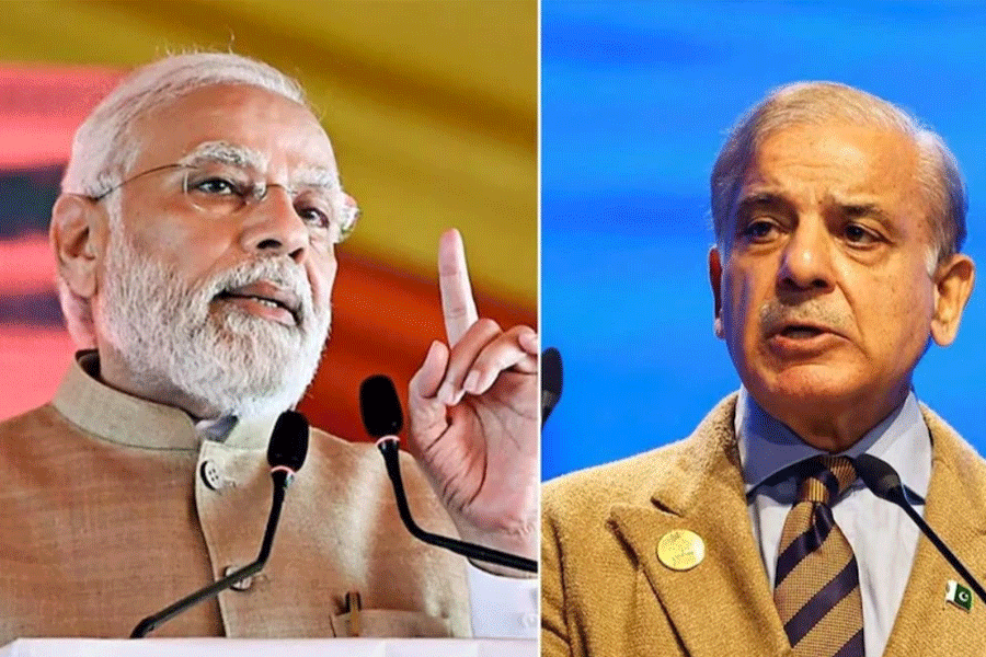 After Operation Sindoor multiple posters in Varanasi show Modi as lion Shahbaz as jackal