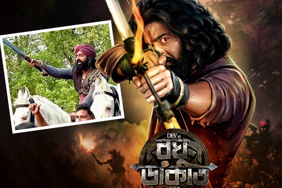 Dev, Idhika Paul's look out from Raghu Dakat's outdoor shoot