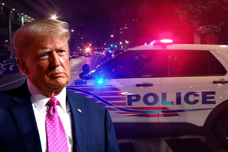 President Donald Trump condem the horrible D.C. killings