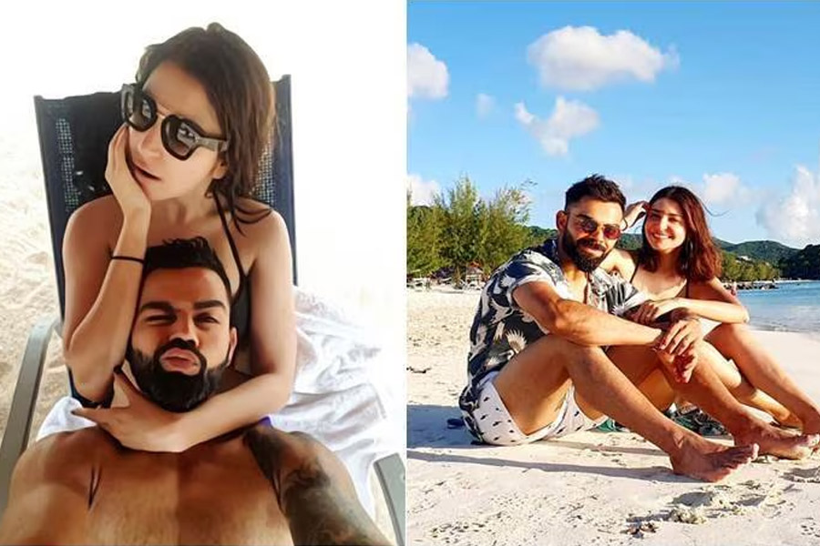 Virat Kohli and Anushka Sharma plays pickleball