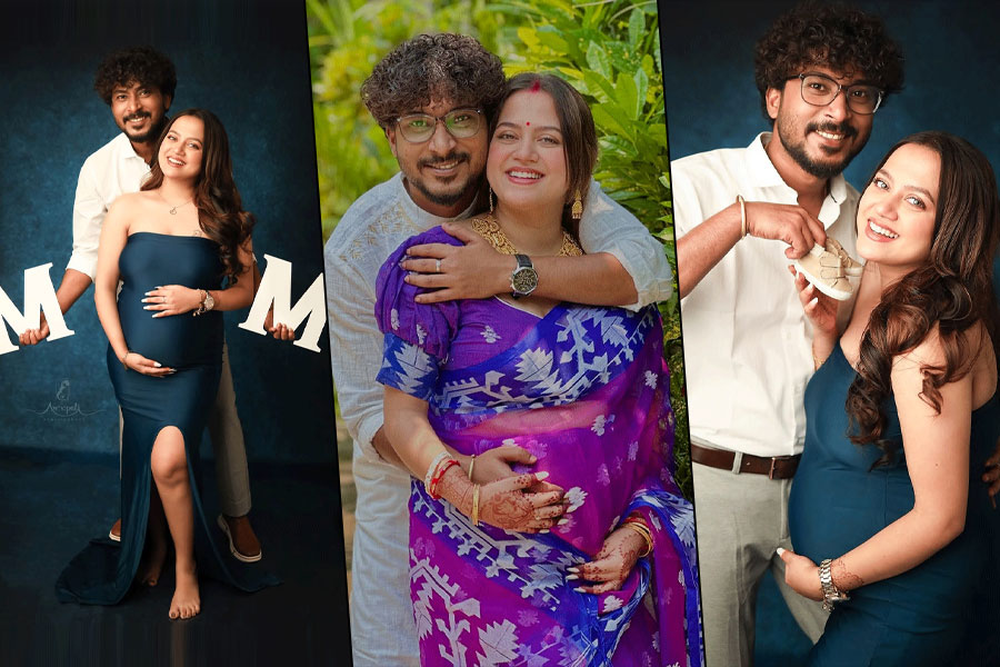 স্বামীর সঙ্গে মাতৃত্বকালীন ফটোশুট অহনার, চুটিয়ে উপভোগ করছেন জীবনের নতুন ইনিংস, দেখুন ছবি